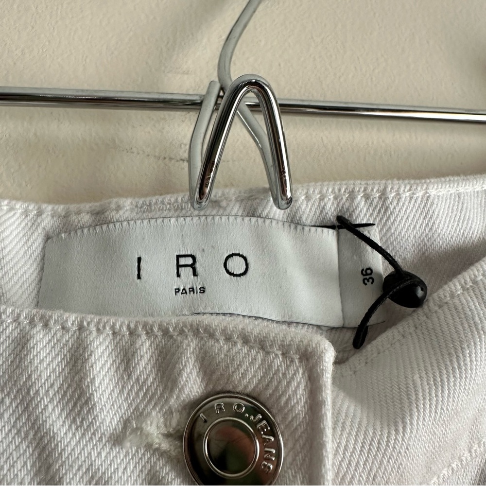 IRO Paris • Zitas Straight Jean in White - Picture 5 of 8